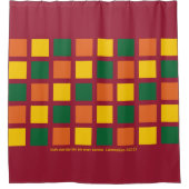 Rideaux De Douche Carrés géométriques élégants (Devant)