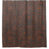 Rideaux De Douche Carrés métalliques rouillés (Devant)