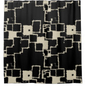 Rideaux De Douche Carrés vintages (Devant)