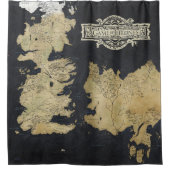 Rideaux De Douche Carte de Westeros (Devant)