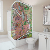 Rideaux De Douche Carte des loisirs Atlanta (En situation)