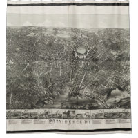Carte imagée vintage de Providence RI (1882)