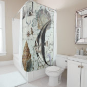 Rideaux De Douche Carte minable de plage (En situation)