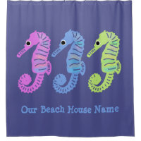Cartoon coloré Seashorses Poissons Personnalisé