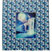 Rideaux De Douche Cascade de Pegasus Unicorn (Devant)