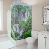 Rideaux De Douche Cascade des lacs Plitvice (En situation)