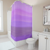 Rideaux De Douche Cascade en violet (En situation)