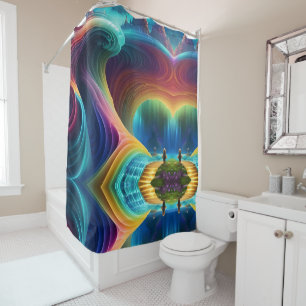 Rideaux De Douche Cascade spectrale 3