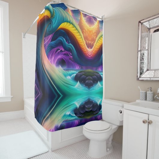 Rideaux De Douche Cascade spectrale 4 (En situation)