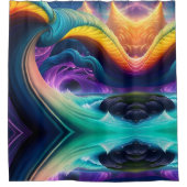 Rideaux De Douche Cascade spectrale 4 (Devant)