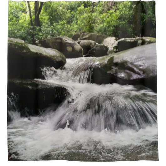 Rideaux De Douche Cascades Cascades Great Smoky Mountains (Devant)