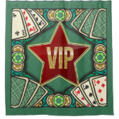 Rideaux De Douche Casino Poker VIP SHOWER CURTAIN (Devant)