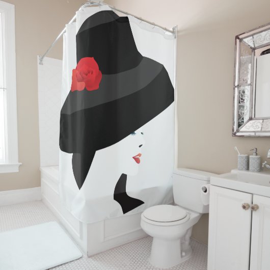 Rideaux De Douche casquette (En situation)