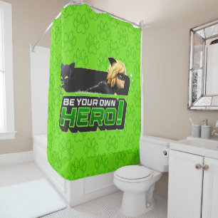 Rideaux De Douche Cat Noir   Soyez votre propre héros