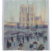 Rideaux De Douche Cathédrale Notre-Dame Paris France Peinture classi (Devant)