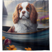 Rideaux De Douche Cavalier King sur une rame : une aventure Pittores (Devant)