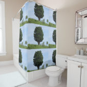 Rideaux De Douche Cèdre puissant (En situation)