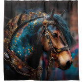 Rideaux De Douche Céleste Patina Majestic Horse (Devant)