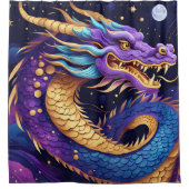 Rideaux De Douche celestial dragon shower curtain (Devant)
