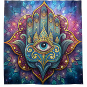 Rideaux De Douche Celestial Hamsa  (Devant)