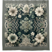 Rideaux De Douche Celtic Clover Floral Charm (Devant)