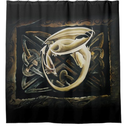 Rideaux De Douche Céltic Knot Creative Dragon (Devant)