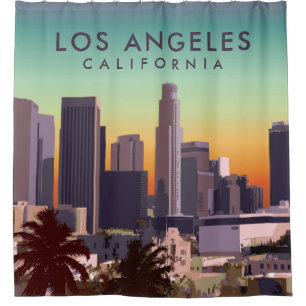 Rideaux De Douche Centre-ville de Los Angeles