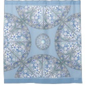Rideaux De Douche Céramique Lace bleu clair (Devant)