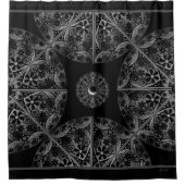 Rideaux De Douche Céramique noir (Devant)