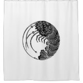 Rideaux De Douche Cercle de langouste épineuse (Devant)