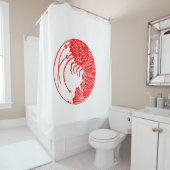 Rideaux De Douche Cercle de langoustine (En situation)