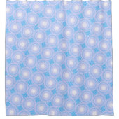 Rideaux De Douche Cercles bleu ciel motif (Devant)