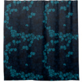 Rideaux De Douche cercles bleus (Devant)