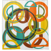 Rideaux De Douche Cercles, cercles (Devant)