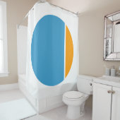 Rideaux De Douche cercles de broyage de couleur (En situation)