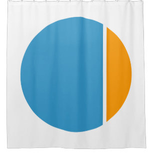 Rideaux De Douche cercles de broyage de couleur