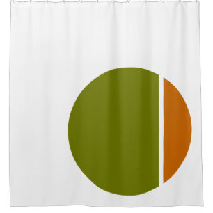 Rideaux De Douche cercles de broyage de couleur