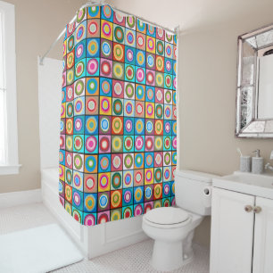 Rideaux De Douche Cercles inspirés par Kandinsky