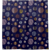 Rideaux De Douche Cercles métalliques (Devant)