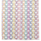 Rideaux De Douche Cercles ouverts colorés (Devant)