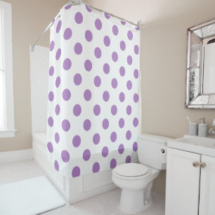 Rideaux De Douche Cercles Pois violet de chardon