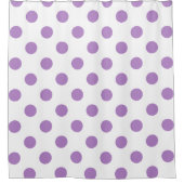 Rideaux De Douche Cercles Pois violet de chardon (Devant)