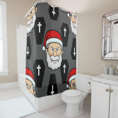 Rideaux De Douche cercueils de xmas (En situation)