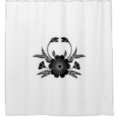 Rideaux De Douche Cerisier en forme de crabe (EDO) (Devant)