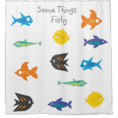 Rideaux De Douche Certaines choses Fishy_Amateurs d'océan_Aquarium e (Devant)