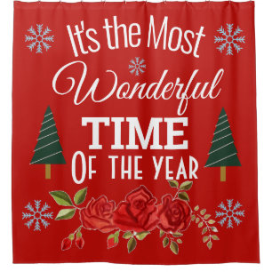 Rideaux De Douche C'est le moment le plus merveilleux de l'année