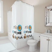 Rideaux De Douche c'est une pause café (En situation)