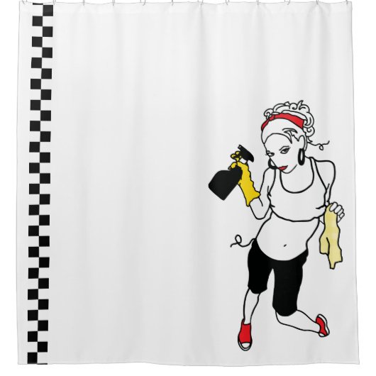 Rideaux De Douche chaîne propre (Devant)