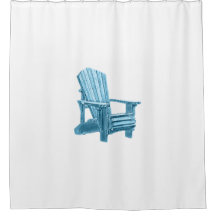 Chaise Muskoka Aquarelle bleu