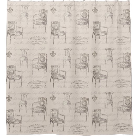 Rideaux De Douche Chaises Dulocke (Devant)